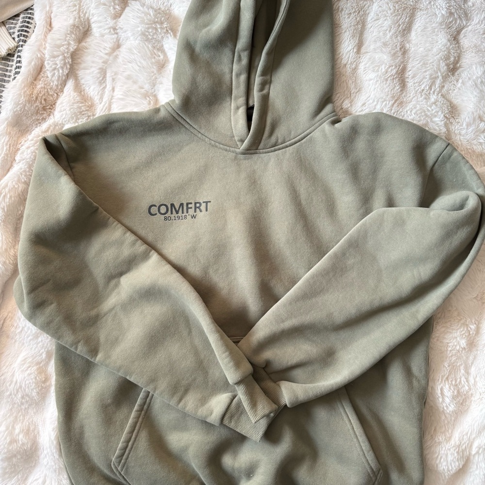 COMFRT Olive Green Women's Hoodie